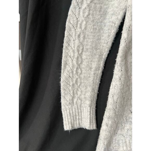 Nanette Lepore Tunic Sweater, Med, Gray,  Lightweight, Soft - Picture 3 of 8